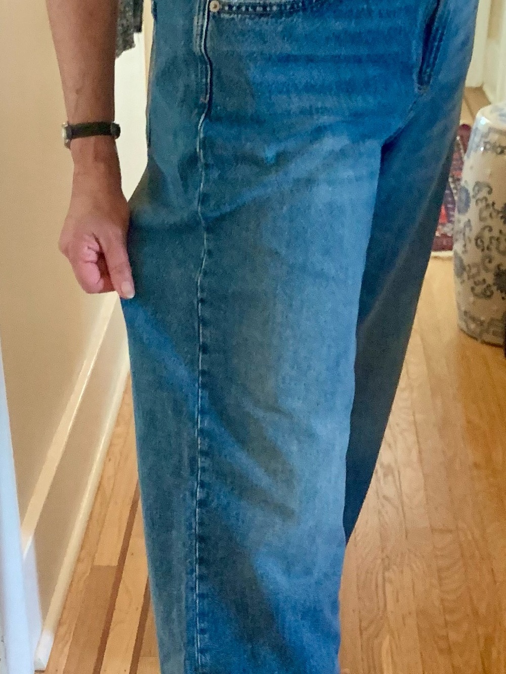NWOT stradivarius Light Blue Wide-Leg Jeans - Picture 4 of 16